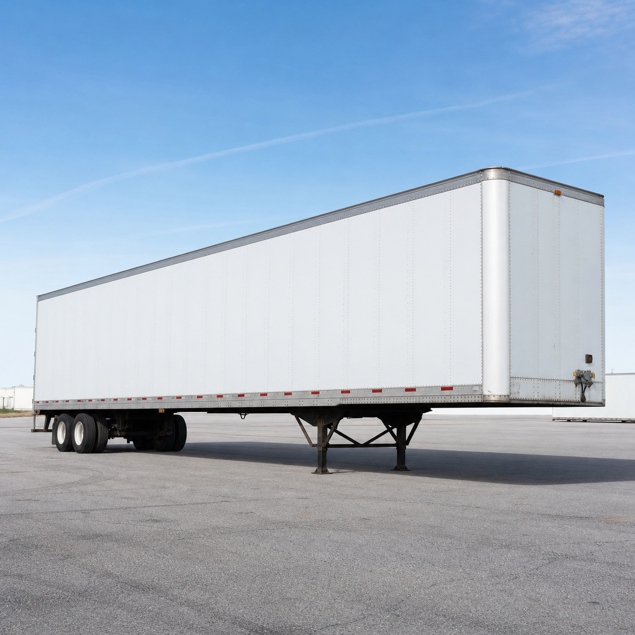 Full-size dry-van semi trailer